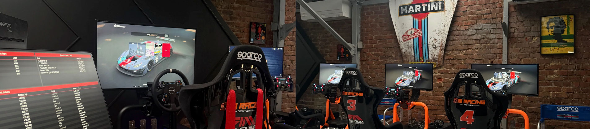 Installations sim racing